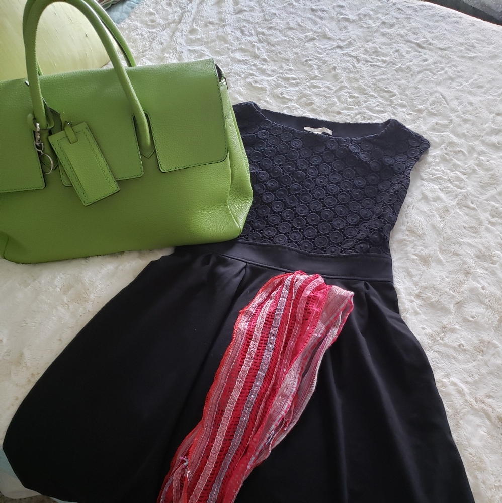 H Hilfiger Leather Satchel